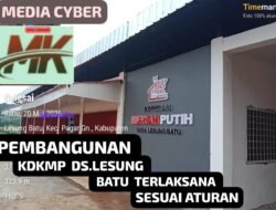 PELAKSANAAN PEMBANGUNAN KDKMP DI KABUPATEN LAHAT TERLAKSANA SESUAI RENCANA DAN TERLAKSANA DENGAN BAIK