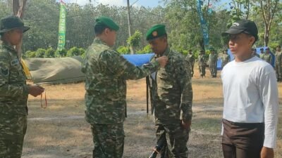 Tumbuhkan Semangat Juang Generasi Muda, Kodim 0813 Bojonegoro Gelar Persami KKRI di Dander