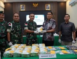 Gagalkan Peredaran Narkoba Skala Besar, Kodam XII/Tpr Amankan 21,4 Kg Sabu dan Serahkan WNA Malaysia ke BNNP Kalbar