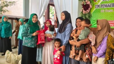 Kunjungan ke Desa Jumok, Cantika Wahono Ajak Kader PKK Wujudkan Keluarga Sehat dan Berkualitas