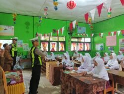Program Polantas Karib Polres Lamtim, Tanamkan Tertib Lalu Lintas dan Stop Bullying
