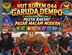 KODIM 0405/LAHAT SANTUNI PULUHAN ANAK PANTI ASUHAN AL-HIKMAH  DAN LOUNCHING PASAR MALAM MODERN