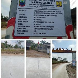 Rekonstruksi Jalan Talang Jawa–Neglasari Menuai Keluhan: Beton Baru Seminggu Sudah Retak, Kualitas Pengerjaan Dipertanyakan