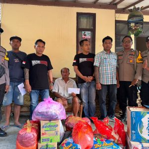 Agus Jagal Tancap Gas Usai Dilantik, Madas Sedarah Jember Salurkan Donasi untuk Korban Kebakaran di Kalisat